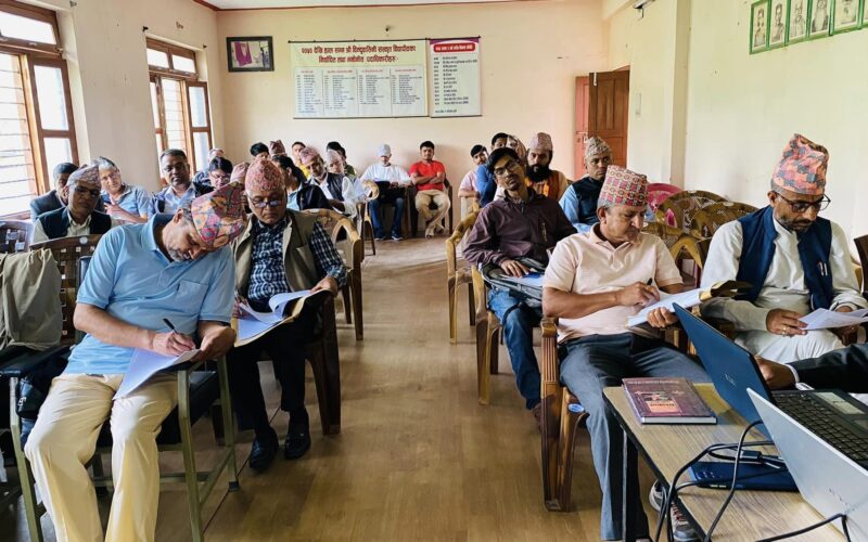 चार दिने क्षमता विकास तालिम सम्पन्न